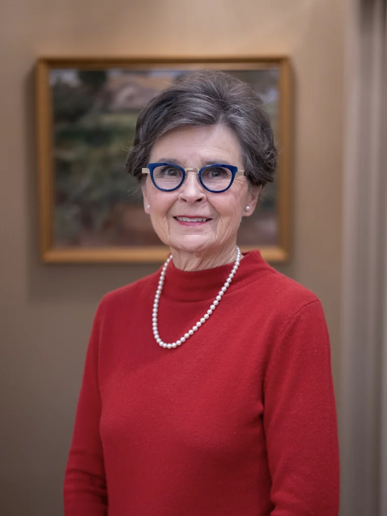 Professional portrait of a woman indoors, representing leaders in women-led philanthropy Topeka KS.