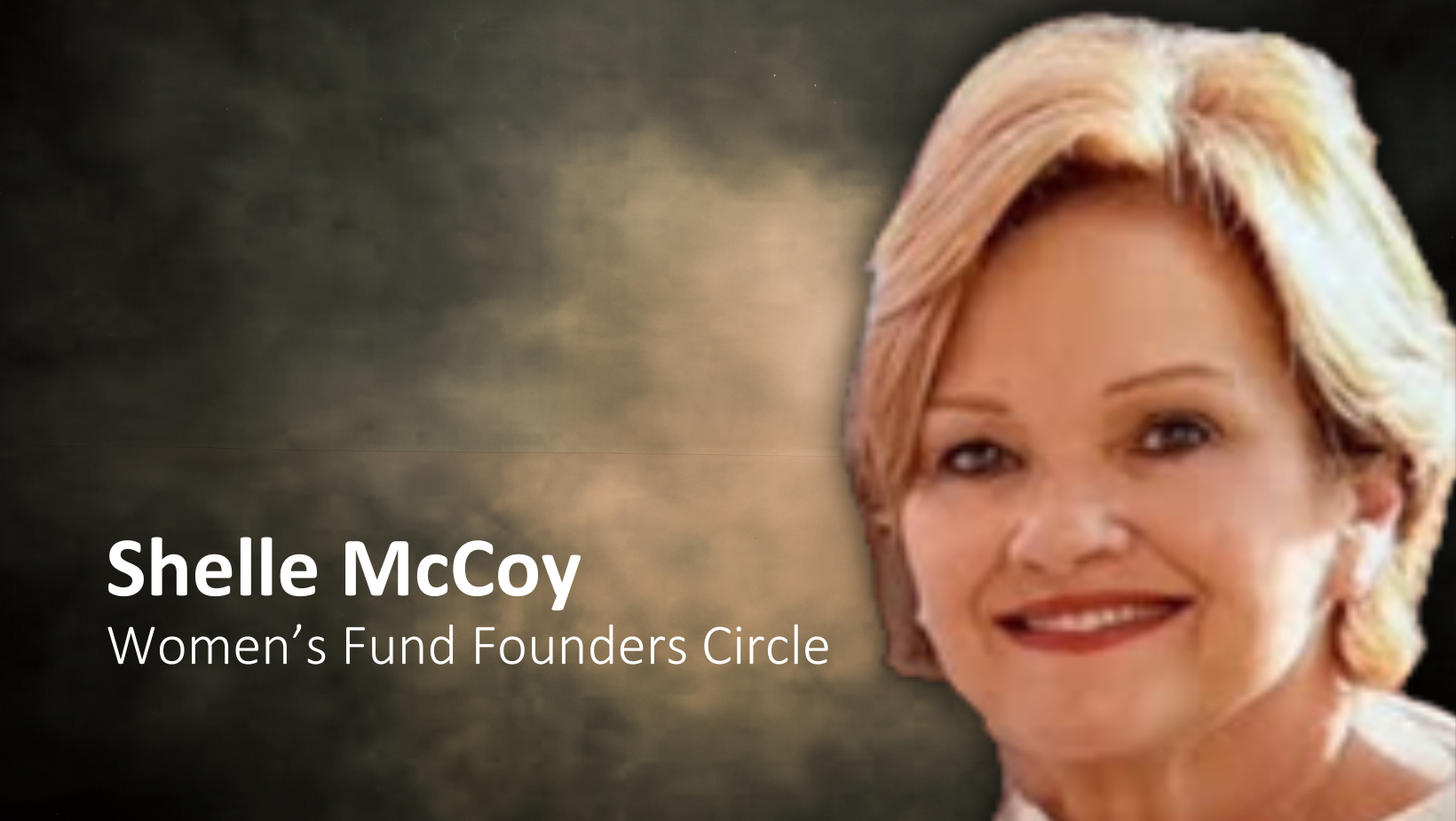 Shelle McCoy portrait recognizing her role in women’s philanthropy in Topeka.